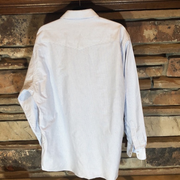 Schnees Pearl Snap Western Work Shirt Big & Tall - Picture 5 of 5